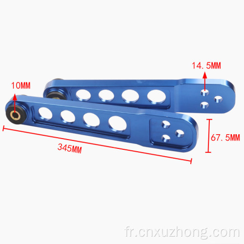 Racing Arms de contrôle inférieur dur pour Honda 01-05 Civic DX / LX / EX / SI EM EP3